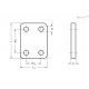 Опорная пластина GN 810.19-1540 ELESA+GANTER