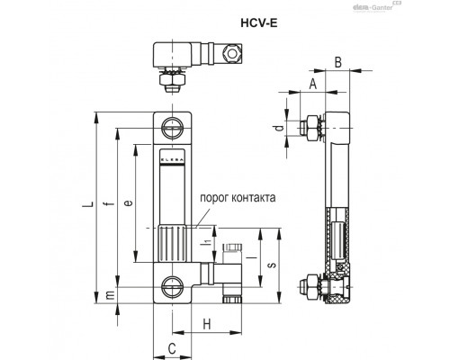 Индикатор HCV.76-E-NO-M10 (11051) ELESA+GANTER