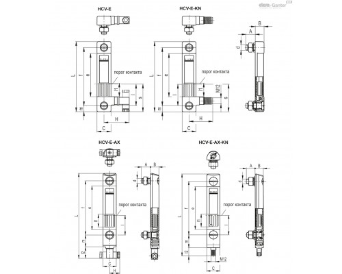 Индикатор HCV.76-E-NO-M10 (11051) ELESA+GANTER