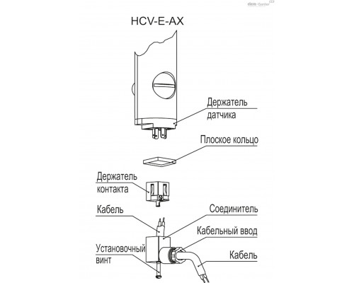 Индикатор HCV.76-E-NO-M10 (11051) ELESA+GANTER