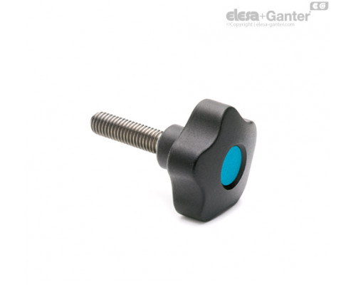 Лепестковая поворотная ручка VCT.40-SST-p-M8x20-C5 (69945-C5) ELESA+GANTER
