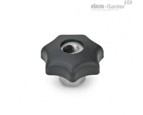 Быстросъёмная лепестковая ручка GN 6336.3-50-M10-NI ELESA+GANTER