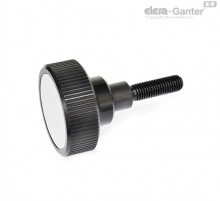 Ручка с накаткой и функцией контроля крутящего момента GN 3663-42-M8-25-2,5 ELESA+GANTER