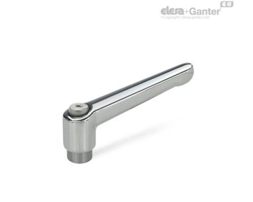 Регулируемая ручка рычажного типа GN 300.1-78-B10-CR ELESA+GANTER Регулируемая ручка рычажного типа GN 300.1-78-B10-CR ELESA+GANTER