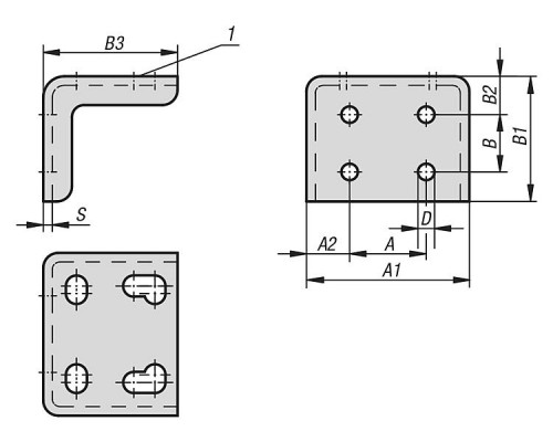 Уголки K0098.02 Kipp