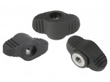 K0658 Ручки барашки NOVO grip со сквозной резьбой маленькие