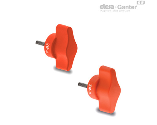 Лепестковый винт с ограничением крутящего момента CTD.48 p-M5x10-2-C2 (221951-C2) ELESA+GANTER