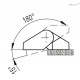Петля CFMY.60-NL-T-S-90 (425998) ELESA+GANTER