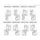 Петля CFMY.60-NL-T-S-90 (425998) ELESA+GANTER