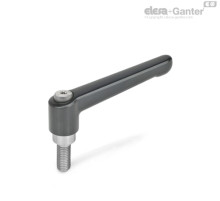 Регулируемая ручка рычажного типа GN 300.1-30-M3-12-SZ ELESA+GANTER