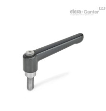 Регулируемая ручка рычажного типа GN 300.1-22-M5-32-SZ ELESA+GANTER