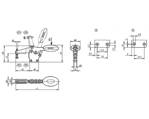 Прижимы K0661.010001 Kipp