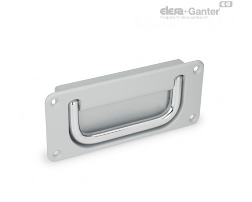 Складная ручка GN 425.8-120-CR-SR-A ELESA+GANTER