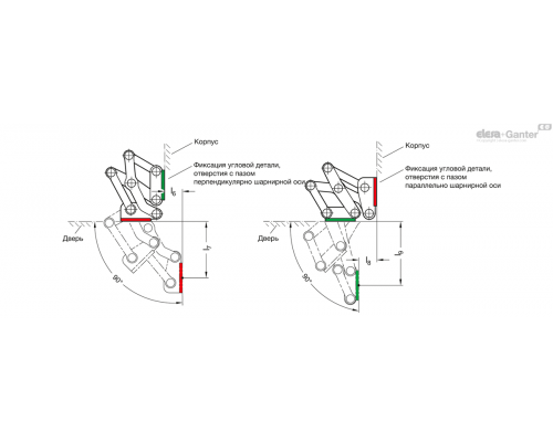 Петля GN 7231-NI-50-R-MT ELESA+GANTER