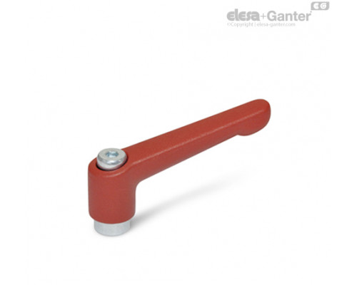 Регулируемая ручка рычажного типа GN 300.2-30-M4-RS ELESA+GANTER