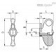 Гайка-барашек EWN.48-B-M5-RC-C1 (224921-C1) ELESA+GANTER