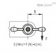 Маховик двухрычажный VBR.2/280 (65811) ELESA+GANTER