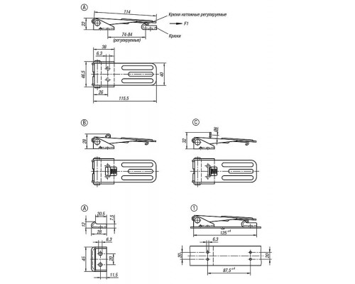 Защелка K0048.9163282 Kipp