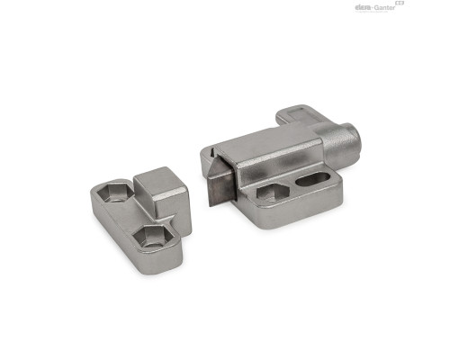Пружинная защёлка GN 724.3-20-30-R4-NI-2 ELESA+GANTER Пружинная защёлка GN 724.3-20-30-R4-NI-2 ELESA+GANTER