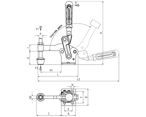 Прижимы 241-6-S Kukamet