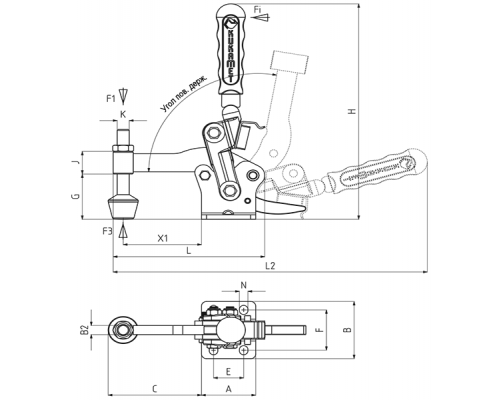 Прижимы 241-6-S Kukamet