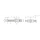 Крепление VPG-95-38-G1/8-M-T (VV.45506) ELESA+GANTER