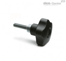 Лепестковая ручка с функцией защиты VCTS-Z-50-SST-p-M10x25 (169802) ELESA+GANTER
