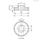 Зубчатая передача ZCL-1.0-34-A12-K (550147-K) ELESA+GANTER