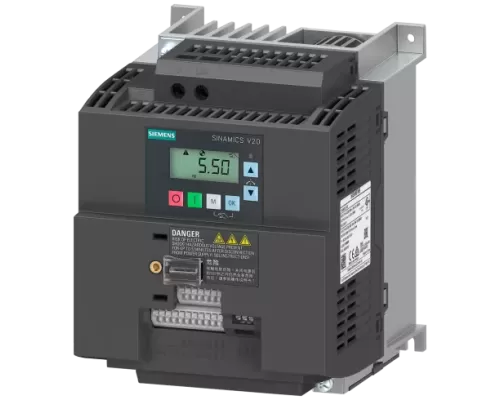 Частотный преобразователь Siemens SINAMICS V20 6SL3210-5BB23-0UV1 Частотный преобразователь Siemens SINAMICS V20 6SL3210-5BB23-0UV1