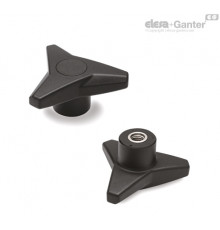 Трёхлепестковая ручка VB.839/80 SST-M10-C9 (64678-C9) ELESA+GANTER