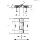 Петли CFM.40-p-M5x12 (425521) ELESA+GANTER
