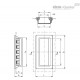 Двунаправленная ручка-купе ERB.115-PF-AE-V0-C1 (150901-C1) ELESA+GANTER