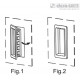 Двунаправленная ручка-купе ERB.115-PF-AE-V0-C1 (150901-C1) ELESA+GANTER