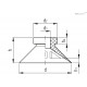 Вакуумная присоска VVA-65-A (VV.45043) ELESA+GANTER