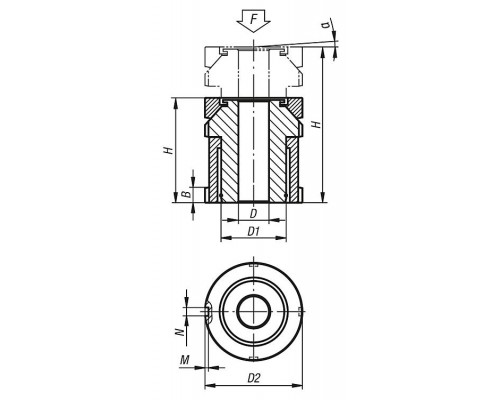Опоры K0057.1506 Kipp