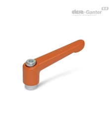 Регулируемая ручка рычажного типа GN 300.2-92-M10-OS ELESA+GANTER