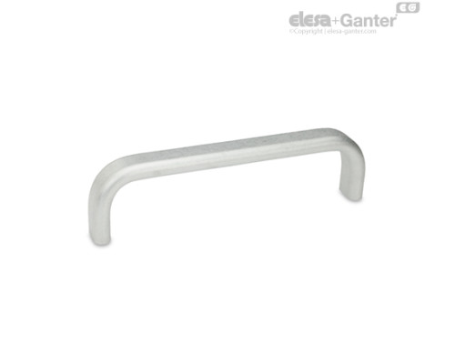 Плоская П-образная ручка GN 668-30-412-A-BL ELESA+GANTER