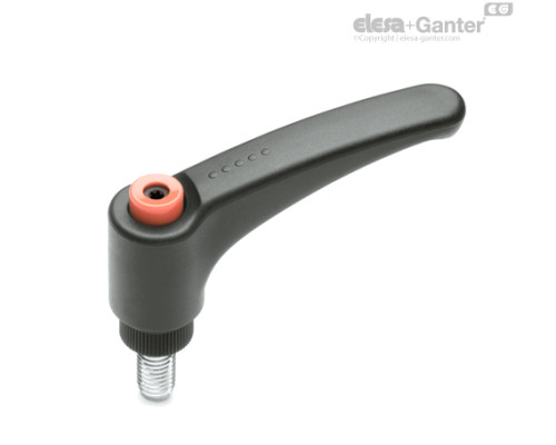 Регулируемая ручка ERX.78 AV p-M10x20-C2 (234518-C2) ELESA+GANTER