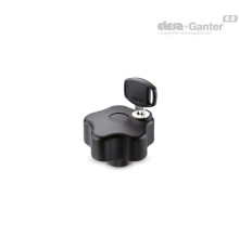 Лепестковая ручка с функцией защиты VLSK.63 B-M6-F (76701) ELESA+GANTER