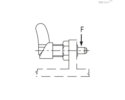 Штифт стопорный PMT.200-SST-6-M16x1,5-AK (51774) ELESA+GANTER