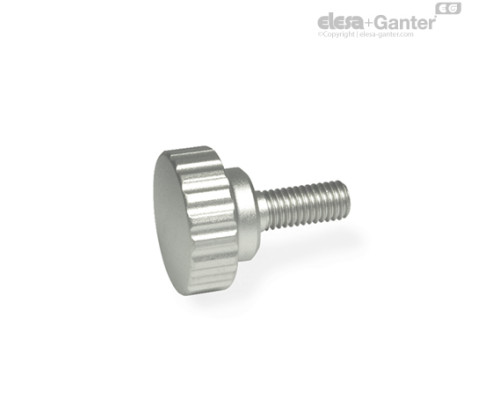Винт с накаткой GN 535-20-M5-16-MT ELESA+GANTER