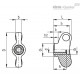 Зажимной барашек CWN.32 FP-M5 (8605) ELESA+GANTER