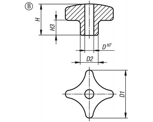 Ручка K0146.2032062 Kipp