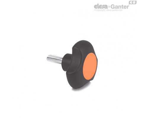 Лепестковая поворотная ручка VTT.32-C-p-M6x20-C2 (167753-C2) ELESA+GANTER
