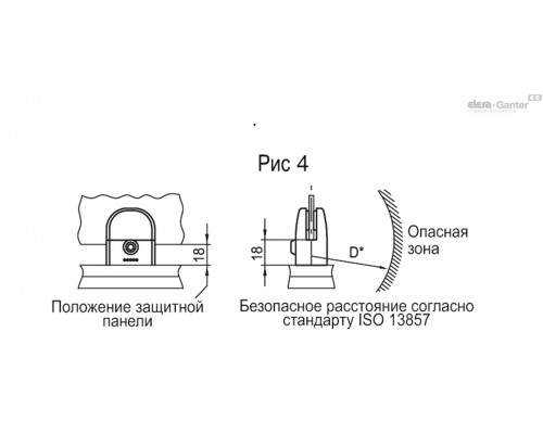 Опорный зажим PC.35-6-12-C9 (49302-C9) ELESA+GANTER