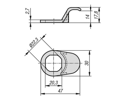 Замок K0534.202230 Kipp