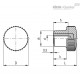 Ручка с накаткой B.259/20-SST-M6 CLEAN (151102) ELESA+GANTER