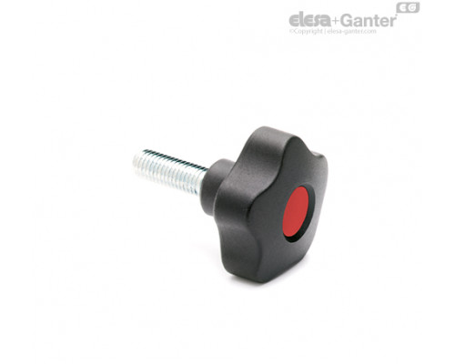Лепестковая поворотная ручка VCT.50 p-M8x25-C6 (69962-C6) ELESA+GANTER