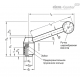 Регулируемый рычаг GN 212.5-28-M10-E ELESA+GANTER