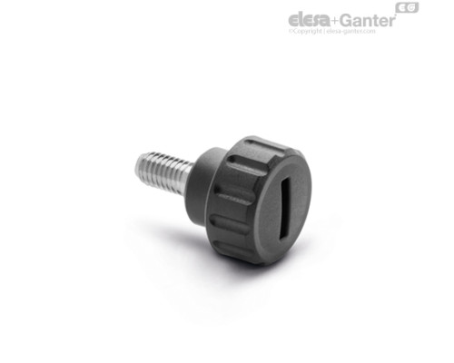 Ручка с рифлением BT.16 AV-p-M4x10 (7351) ELESA+GANTER Ручка с рифлением BT.16 AV-p-M4x10 (7351) ELESA+GANTER